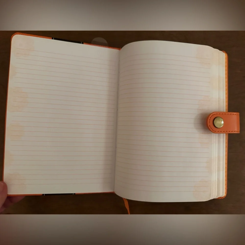 Orange Patterned Journal by Markings